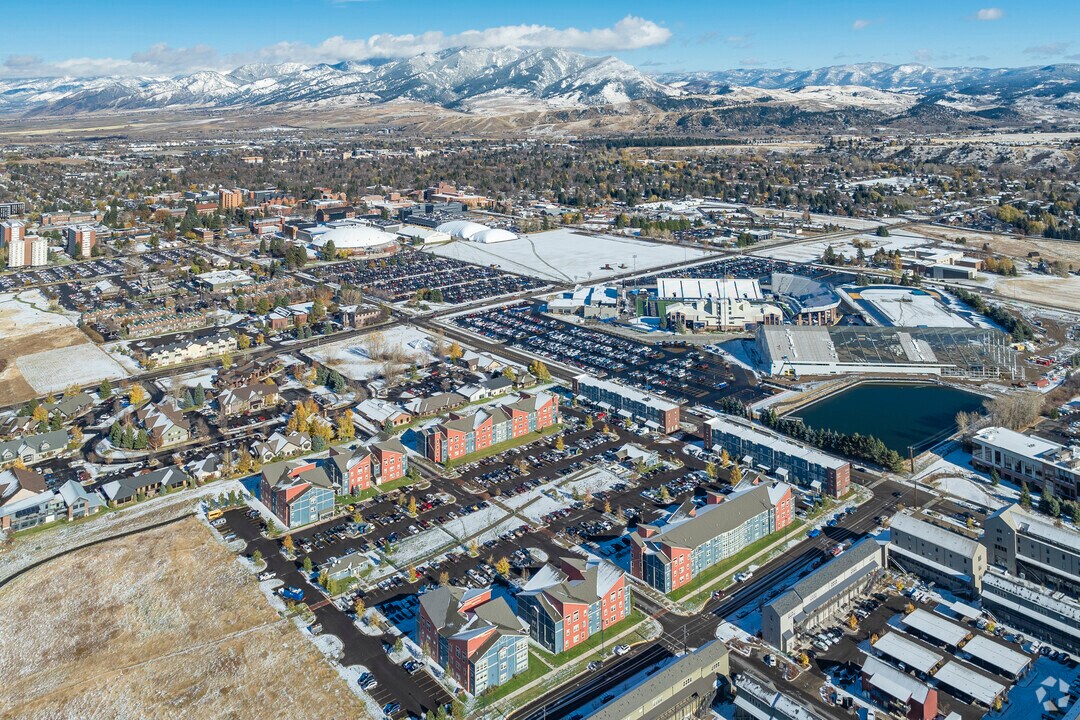 tadium View Apartments located near MSU and Bobcat Stadium with mountain views